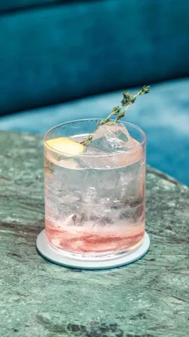 Axia Greek Mastiha Spirit and Bar Antoine Four Seasons London Mediterranean Roads Cocktail on a counter